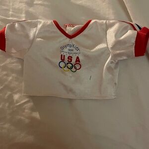 RARE VINTAGE Cabbage Patch Kid 1996 Olympic jersey (small stain)